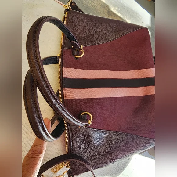 Coach Horse and Carriage Jacquard Prairie Satchel - Picture 8 of 13